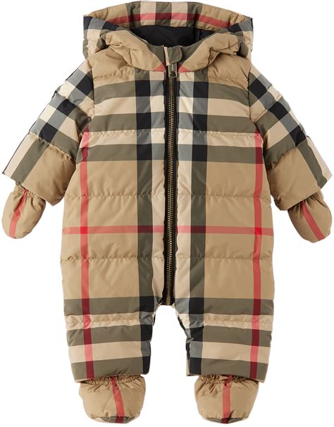 burberry baby snowsuit
